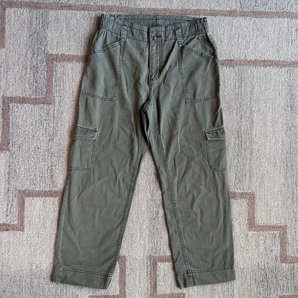 Old Navy Cargo Pants Womens S Olive Green Utility Carpenter Gorpcore Y2K